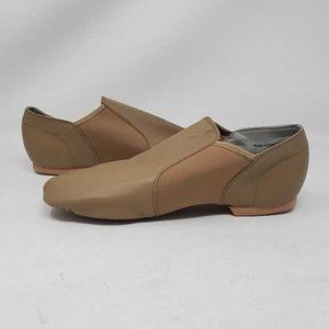 NWOB women's 12 men's 11.5 Linodes jazz shoes leather tent upper slip on